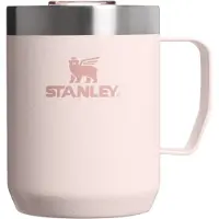 Stanley The Legendary Everyday Camp Mug 8oz, Hammertone Rose Quartz 10-13103-0054 caneca térmica com tampa, 230 ml