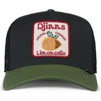 Djinns Boné 'HFT Food Limoncello' oliveira / vermelho / preto / branco