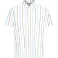 Blend Camisa 'BHAban' bege claro / bege mosqueado / azul claro