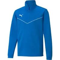 Puma Sweatshirt de desporto 'TeamRise' azul / branco