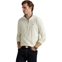 Ralph Lauren para homem. 710812963057 Camisola de malha ultra-suave em branco (S), Casual, Algodão, Manga comprida