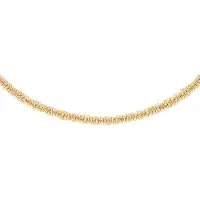 Daniel Wellington Corrente trançada banhada a ouro Elan DW00400563/6 44 cm