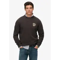 Superdry para homem. M2014305A Camisola gráfica Merchant preta (M), Preto, Casual, Algodão