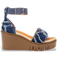 Art para mulher. 12085S1NF003_0B0 Sandálias 2085S Catania azul (36), Tecido, 8 a 10cm, Fivela, Casual