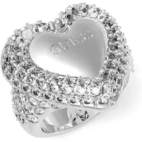 GUESS Anel Beloved Pave Heart