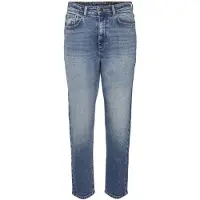 Noisy May Jeans De Cintura Alta Moni Straight Ankle