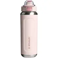 Stanley The Legendary Wellspring Bottle 24oz, Rose Quartz 10-13111-031 garrafa térmica com tampa articulada, 700 ml