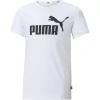 Puma T-Shirt mangas curtas ESSENTIAL LOGO TEE rapazes - Branco - 4 / 5 ans