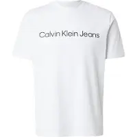 Calvin Klein Jeans Camisa preto / branco