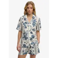 Superdry Camisa De Manga Curta Beach Printed