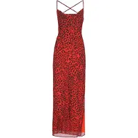 Faina Vestido vermelho / preto