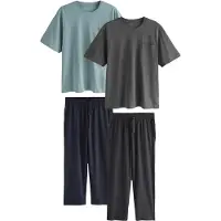 Next Pijama comprido antracite / cinzento escuro / jade / abe