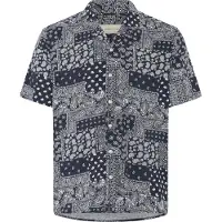 Blend Camisa ' BHAslak ' azul escuro / branco