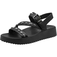 Tamaris Sandália preto / prata