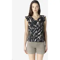 KOROSHI Blusa bege / cáqui / preto