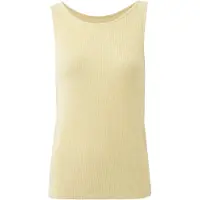 Mexx Top de malha amarelo claro