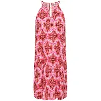 ONLY Vestido 'ONLNOVA' laranja / fúcsia / branco