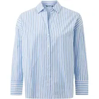 Mexx Blusa azul claro / branco