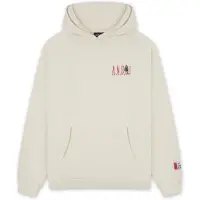 AND1 Sweatshirt 'Core Retro' ecru / cinzento claro / vermelho / branco