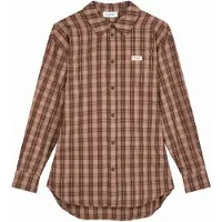 OH APRIL Blusa 'Lilia' camurça / castanho / castanho escuro