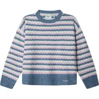 Pepe Jeans para menina. PG7000014 Jersey Bolly azul (14años= 164cm), Casual, Poliéster, Manga comprida, moda infantil