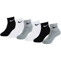 Nike Meias cinzento escuro / preto / branco