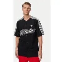 Adidas Camisas mangas curtas SUMMER LEAGUE VARSITY BASEBALL JERSEY homens - Preto - EU L