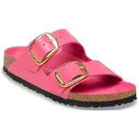Birkenstock Sandálias Arizona Big Buckle Natural Leather Patent