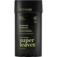 ATTITUDE Super Leaves Matcha & Bergamot Uomo 75 g — Deodorante