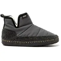 Nuvola Nuvola. Pantufa 'Boot New Wool' cinzento escuro