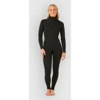 Rip Curl Fato De Neoprene De Manga Comprida Com Fecho No Peito Para Mulher Dawn Patrol 4/3 Mm