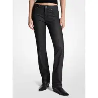 Michael Kors para mulher. MF59092FKE Calças de ganga skinny com tachas pretas (M), Preto, Casual, Algodão
