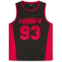 AND1 Camisa '93 Airtex' vermelho fogo / preto