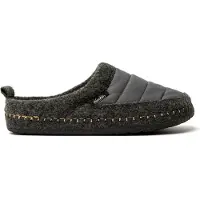 Nuvola Nuvola. Pantufa 'Zueco New Wool' cinzento escuro