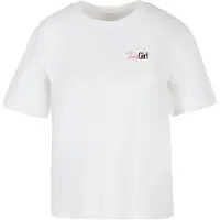 Miss Tee Camisa 'Friday Girl' pitaya / preto / branco