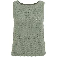 We fashion Top de malha verde claro