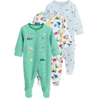 Next Macacão/Body azul pastel / amarelo / verde / branco