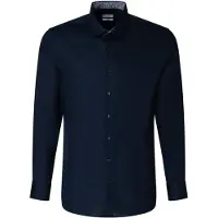Seidensticker Camisa clássica azul