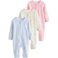 Next Pijama bege / azul claro / rosa claro / branco