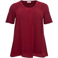 Sheego Blusa vermelho rubi