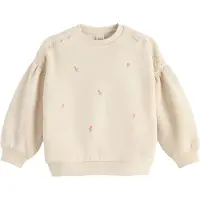 Cool Club Sweatshirt bege / verde / rosa claro