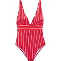 s.Oliver Fato de banho vermelho / branco