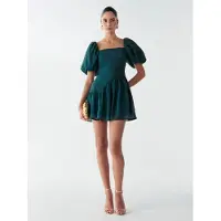 BWLDR Vestido 'Alanda' verde escuro
