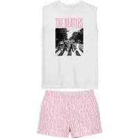 Gisela Pijama Sem Mangas Photographic Technique Print The Beatles Collection