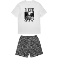 Gisela Pijama De Manga Curta The Beatles Printed