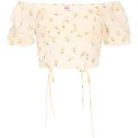 Mymo Blusa 'Young Fashion' amarelo / amarelo claro / verde