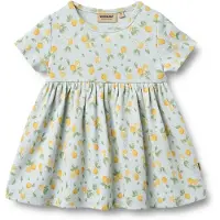 Wheat Vestido 'Nova' azul pastel / limão / verde