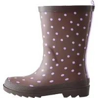 Next Bota de borracha castanho / roxo
