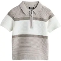 Next Pullover estuque / bege escuro / branco