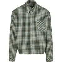 Karl kani Camisa cáqui / verde escuro / offwhite